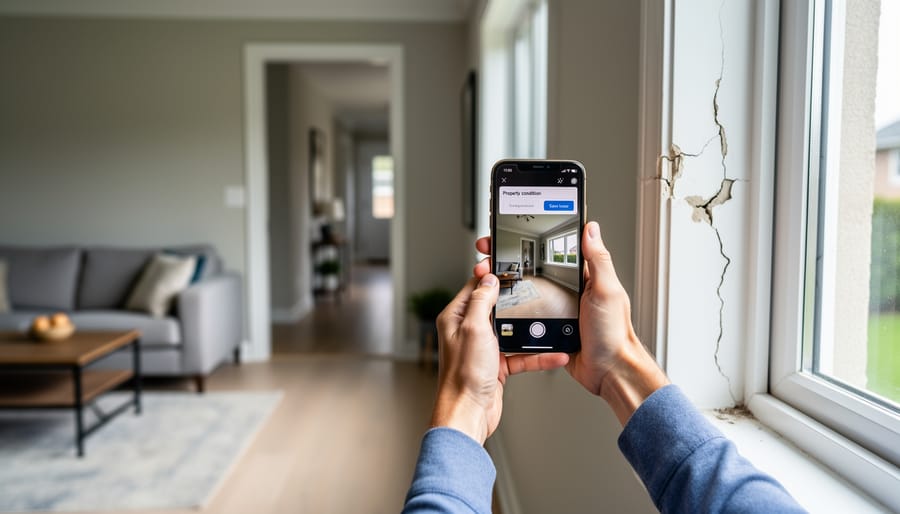 Two people shaking hands over real estate paperwork and house keys